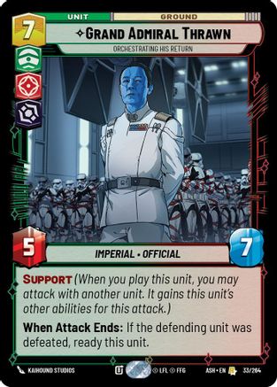 Grand Admiral Thrawn - Orchestrating His Return (33/264) - Ashes of the Empire