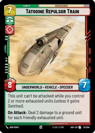 Tatooine Repulsor Train (35/264) - Ashes of the Empire