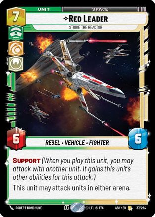 Red Leader - Strike the Reactor (37/264) - Ashes of the Empire