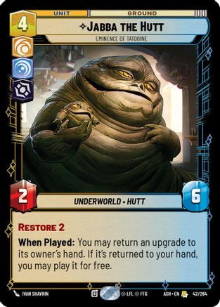 Jabba the Hutt - Eminence of Tatooine (42/264) - Ashes of the Empire