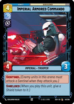 Imperial Armored Commando (48/264) - Ashes of the Empire