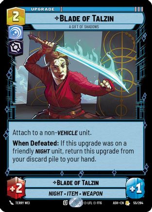 Blade of Talzin - A Gift of Shadows (55/264) - Ashes of the Empire