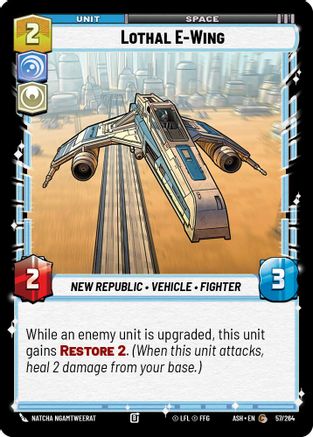 Lothal E-Wing (57/264) - Ashes of the Empire