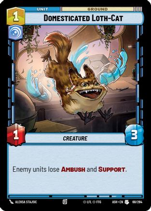 Domesticated Loth-Cat (68/264) - Ashes of the Empire
