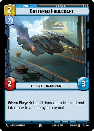 Battered Haulcraft (71/264) - Ashes of the Empire