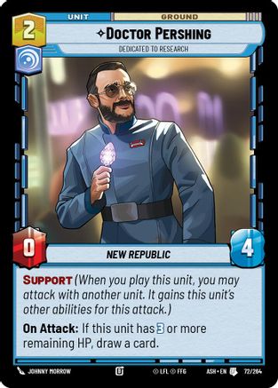 Doctor Pershing - Dedicated to Research (72/264) - Ashes of the Empire