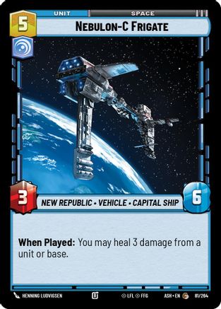 Nebulon-C Frigate (81/264) - Ashes of the Empire