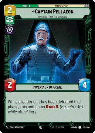 Captain Pellaeon - Plotting from the Shadows (93/264) - Ashes of the Empire