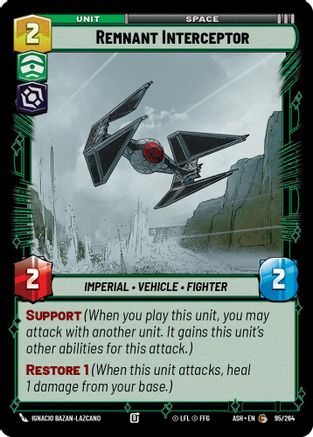 Remnant Interceptor (95/264) - Ashes of the Empire