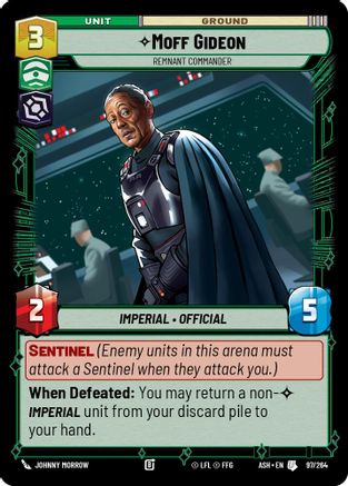 Moff Gideon - Remnant Commander (97/264) - Ashes of the Empire