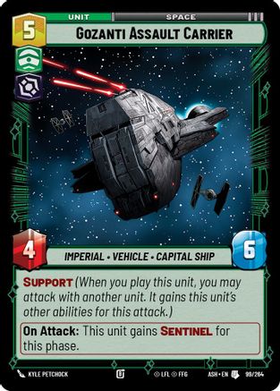 Gozanti Assault Carrier (99/264) - Ashes of the Empire