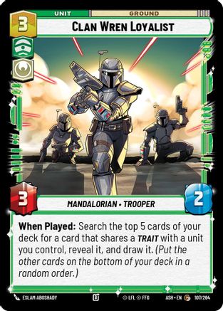Clan Wren Loyalist (107/264) - Ashes of the Empire