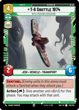 T-6 Shuttle 1974 - With a Mentor's Dedication (109/264) - Ashes of the Empire