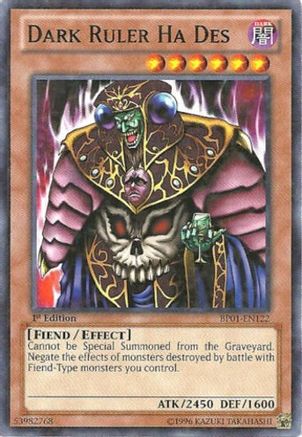 Dark Ruler Ha Des (Starfoil) (BP01-EN122) - Battle Pack: Epic Dawn 1st Edition