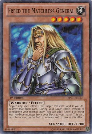 Freed the Matchless General (Starfoil) (BP01-EN123) - Battle Pack: Epic Dawn Unlimited