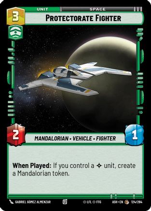 Protectorate Fighter (124/264) - Ashes of the Empire