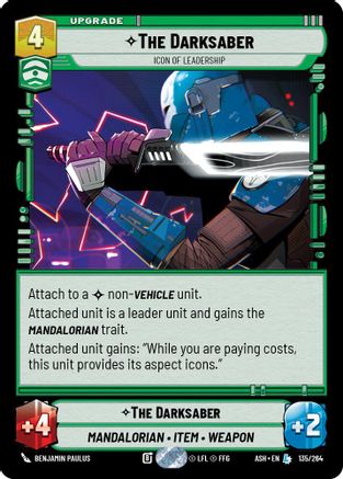 The Darksaber - Icon of Leadership (135/264) - Ashes of the Empire