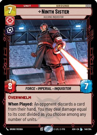 Ninth Sister - Hulking Inquisitor (148/264) - Ashes of the Empire