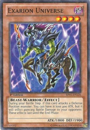 Exarion Universe (Starfoil) (BP01-EN126) - Battle Pack: Epic Dawn 1st Edition