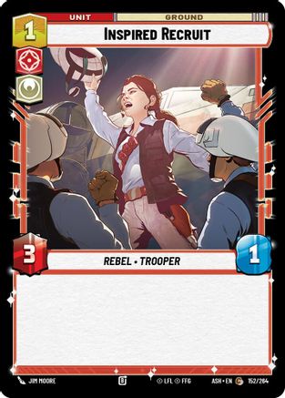Inspired Recruit (152/264) - Ashes of the Empire