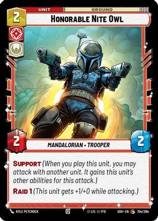 Honorable Nite Owl (154/264) - Ashes of the Empire