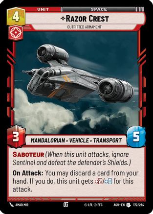 Razor Crest - Outfitted Armament (172/264) - Ashes of the Empire