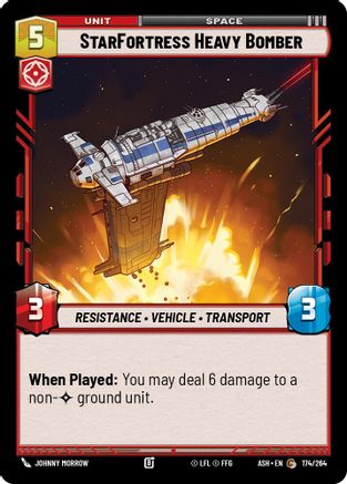 StarFortress Heavy Bomber (174/264) - Ashes of the Empire