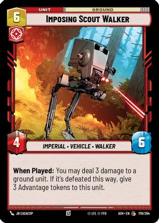 Imposing Scout Walker (176/264) - Ashes of the Empire