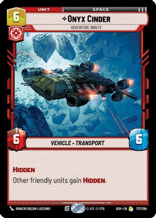 Onyx Cinder - Adventure Awaits (177/264) - Ashes of the Empire