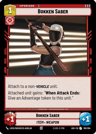 Bokken Saber (180/264) - Ashes of the Empire