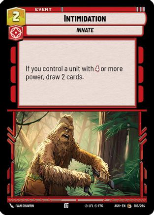 Intimidation (185/264) - Ashes of the Empire
