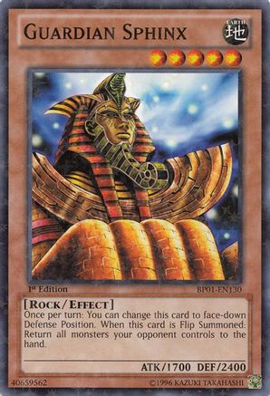 Guardian Sphinx (Starfoil) (BP01-EN130) - Battle Pack: Epic Dawn 1st Edition