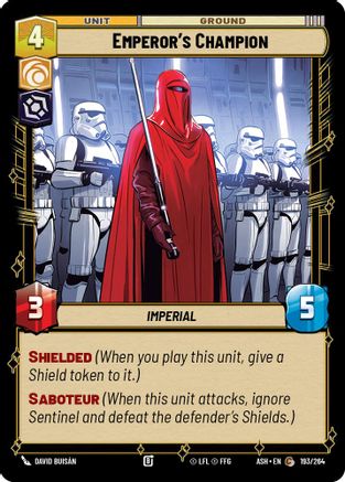 Emperor's Champion (193/264) - Ashes of the Empire