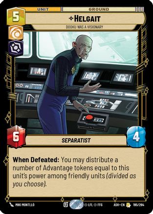 Helgait - Dooku Was a Visionary (195/264) - Ashes of the Empire