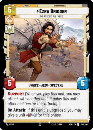 Ezra Bridger - The Force is All I Need (209/264) - Ashes of the Empire