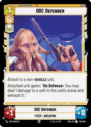 DDC Defender (210/264) - Ashes of the Empire