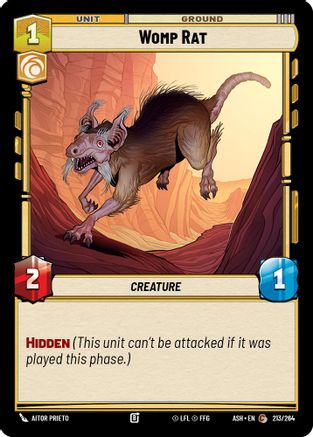 Womp Rat (213/264) - Ashes of the Empire