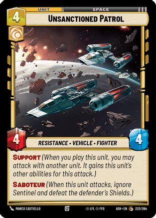 Unsanctioned Patrol (222/264) - Ashes of the Empire