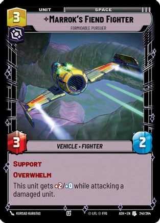 Marrok's Fiend Fighter - Formidable Pursuer (241/264) - Ashes of the Empire