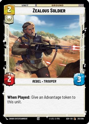 Zealous Soldier (251/264) - Ashes of the Empire