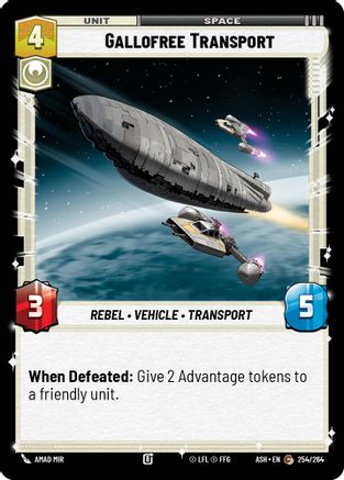 Gallofree Transport (254/264) - Ashes of the Empire