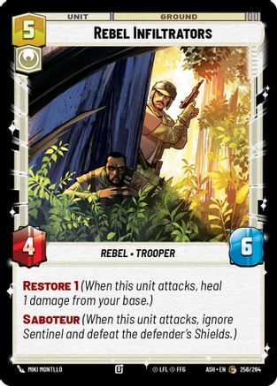 Rebel Infiltrators (256/264) - Ashes of the Empire