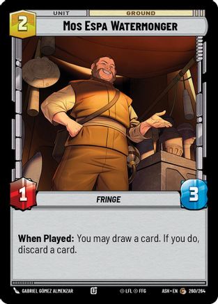 Mos Espa Watermonger (260/264) - Ashes of the Empire