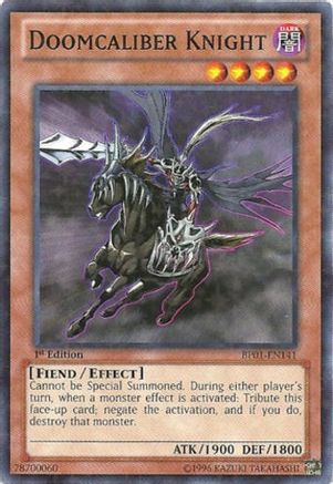 Doomcaliber Knight (Starfoil) (BP01-EN141) - Battle Pack: Epic Dawn 1st Edition