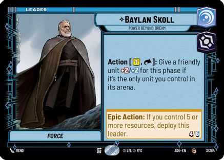 Baylan Skoll - Power Beyond Dream (3/264) - Ashes of the Empire