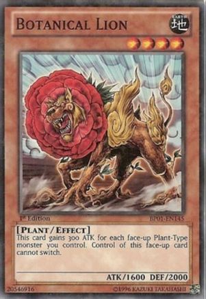 Botanical Lion (Starfoil) (BP01-EN145) - Battle Pack: Epic Dawn 1st Edition