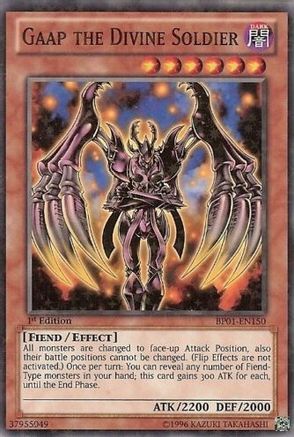 Gaap the Divine Soldier (Starfoil) (BP01-EN150) - Battle Pack: Epic Dawn 1st Edition