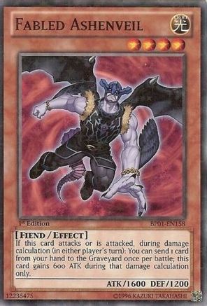 Fabled Ashenveil (Starfoil) (BP01-EN158) - Battle Pack: Epic Dawn Unlimited