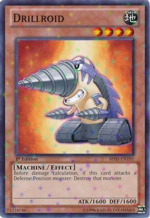 Drillroid (Starfoil) (BP01-EN191) - Battle Pack: Epic Dawn 1st Edition