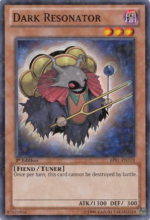 Dark Resonator (Starfoil) (BP01-EN203) - Battle Pack: Epic Dawn 1st Edition